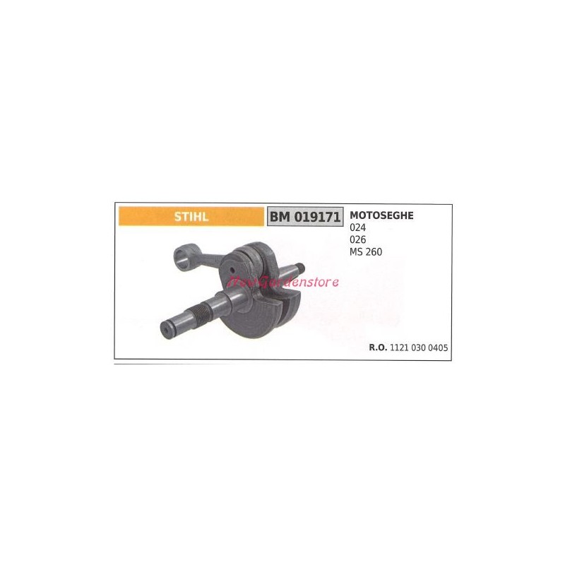 Eje motor y biela STIHL motosierra STIHL modelo 024 026 MS 260 019171