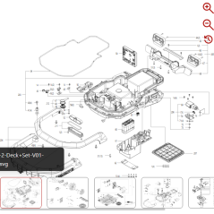 Heckaufprallschutzplatte 59003728 FÜR ORIGINAL KRESS ROBOT | NewgardenParts.com