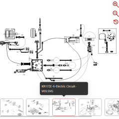 Cavo odometro 59003736 PER ROBOT ORIGINALE KRESS | NewgardenParts.com