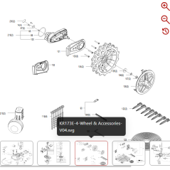Scheda di controllo del contachilometri 59003625 PER ROBOT ORIGINALE KRESS