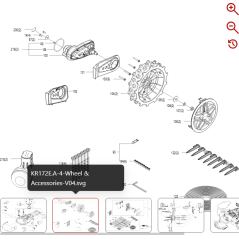 Gruppo scatola ingranaggi 59006963 PER ROBOT ORIGINALE KRESS | NewgardenParts.com