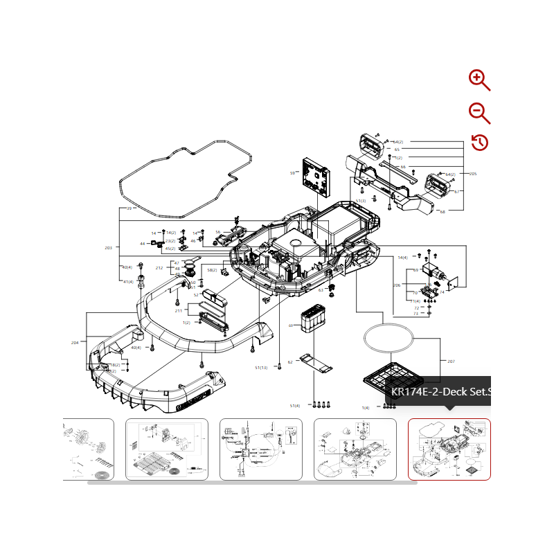 Copertura per recinzione elettronica 59003542 PER ROBOT ORIGINALE KRESS