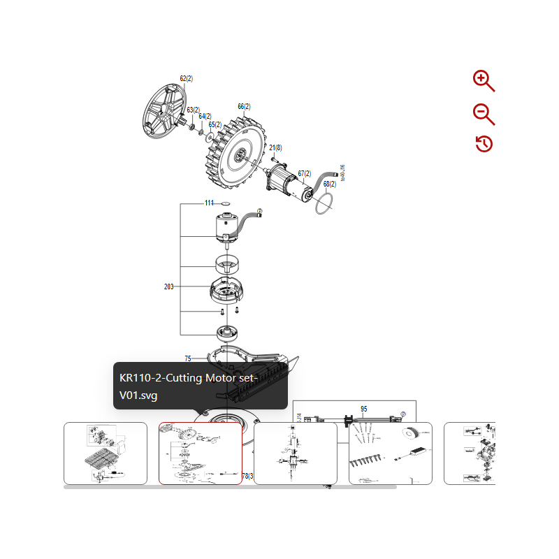Adapter ring 59000234 FOR ORIGINAL KRESS ROBOT