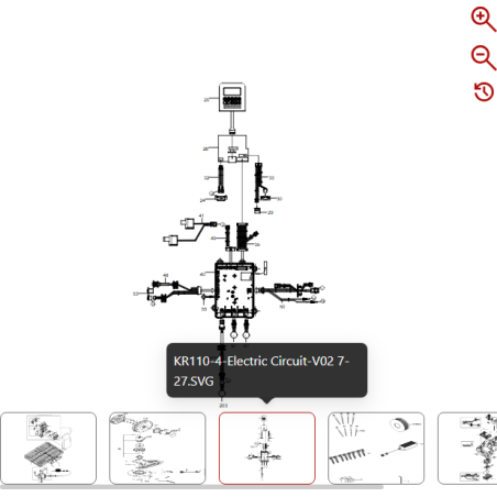 Cable 59000214 PARA ROBOT KRESS ORIGINAL | NewgardenParts.com