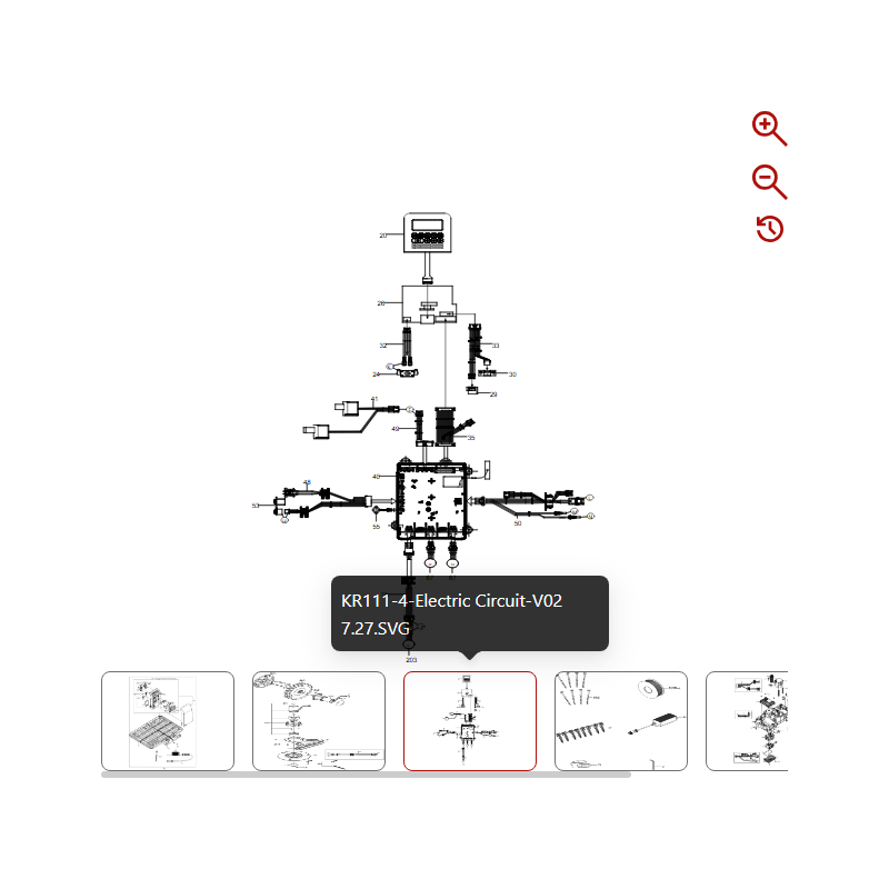 Anzeigeplatine 59000216 FÜR ORIGINAL KRESS ROBOTER