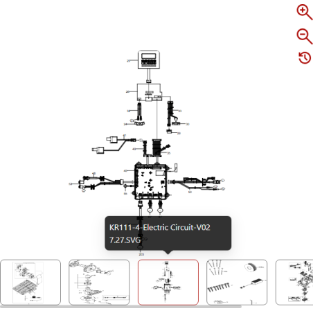 Cavo 59000227 PER ROBOT ORIGINALE KRESS | NewgardenParts.com