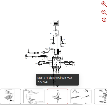 Ultrasonic Wiring Harness 59000284 FOR ORIGINAL KRESS ROBOT | NewgardenParts.com