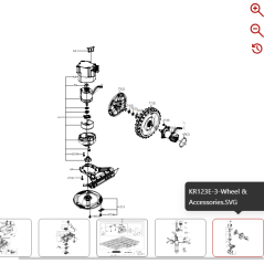 Blocco di montaggio 59000282 PER ROBOT ORIGINALE KRESS | NewgardenParts.com
