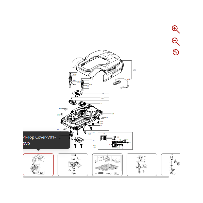 Vis autotaraudeuse 59000798 POUR ROBOT KRESS ORIGINAL