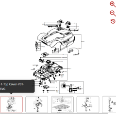 Vite autofilettante 59000798 PER ROBOT ORIGINALE KRESS | NewgardenParts.com