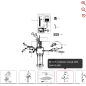 Carte de circuit imprimé d'affichage 59001756 POUR ROBOT KRESS ORIGINAL