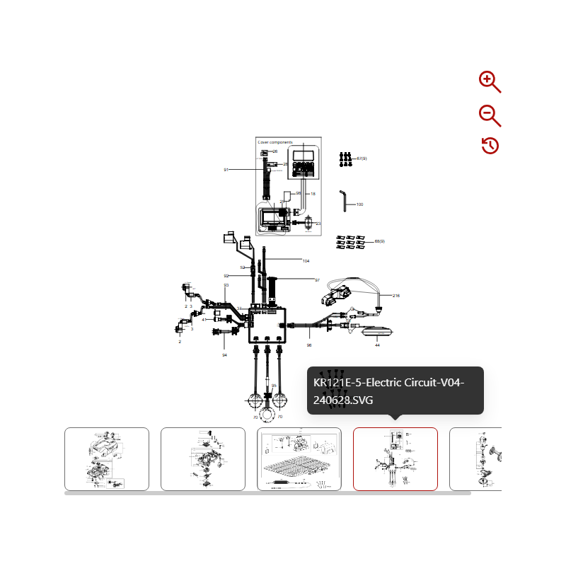 Anschlusskabel 59001766 FÜR ORIGINAL KRESS ROBOTER