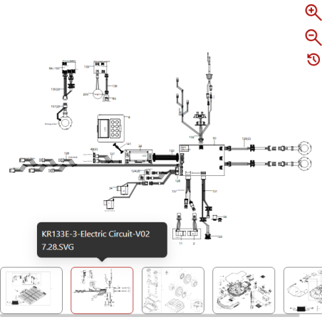 CAN Harness 59002499 FOR ORIGINAL KRESS ROBOT | NewgardenParts.com
