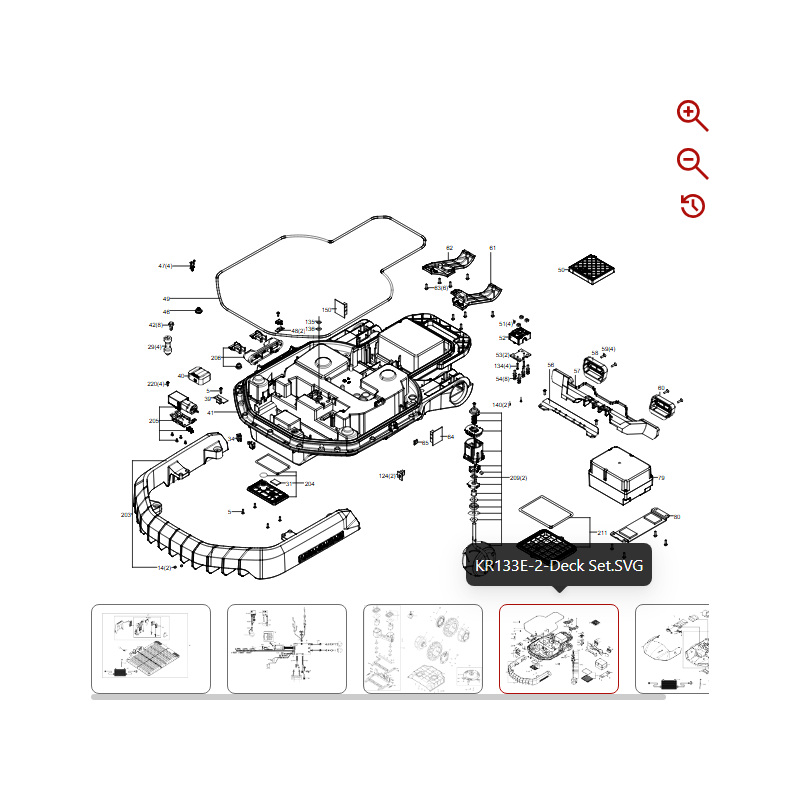 Base 59002489 POUR ROBOT KRESS ORIGINAL