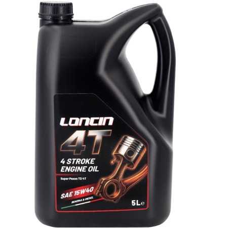 Aceite de motor de gasolina de 4 tiempos LONCIN SAE 10W30 para cortacéspedes - 5 L | NewgardenParts.com