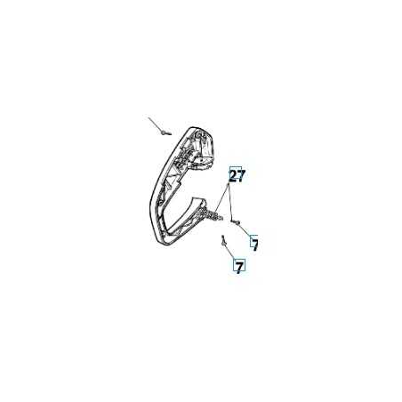 Chainsaw handle cover EFCO 138 141 142 146 151 ORIGINAL 095100059 | NewgardenParts.com
