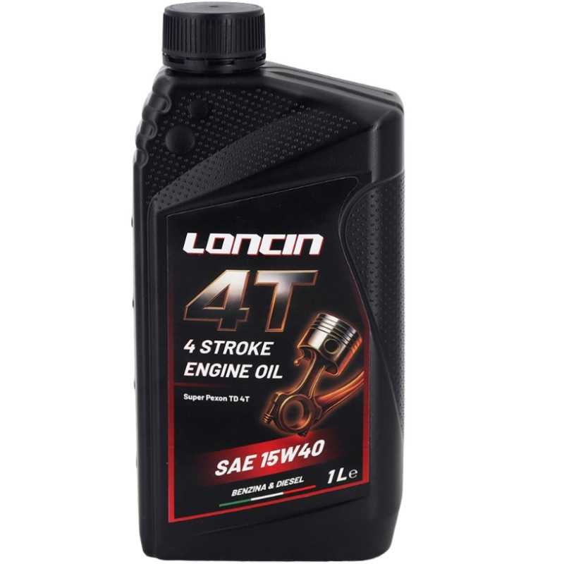 Aceite para motores diésel de gasolina de 4 tiempos LONCIN SAE 15W40 para cortacéspedes - 1 L