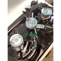 Original STIGA SD98 lawn tractor assembled cutting deck without blades | NewgardenParts.com
