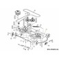Plateau de coupe pour tracteur tondeuse XZ2117I, pièce d'origine MTD Cub Cadet 603-05396-CY