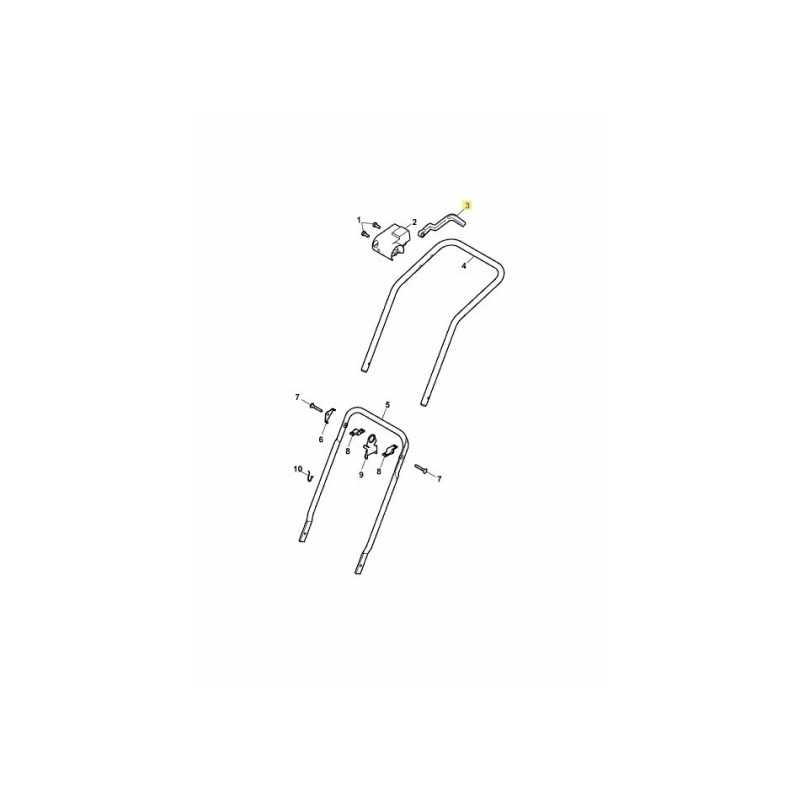Impugnatura monomano, nera (RAL9005) 3618321 ORIGINALE MTD