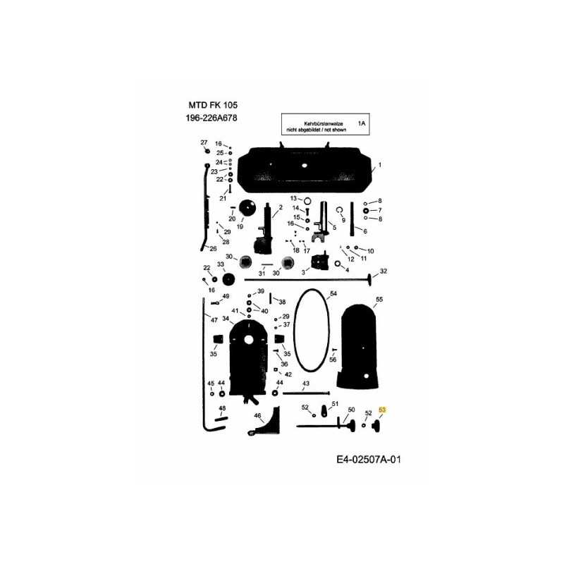 TRANSMISSION LEVER KNOB 4HJ-B07 ORIGINAL MTD