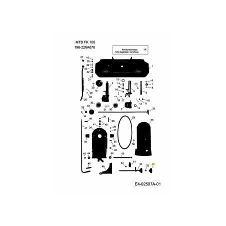 GETRIEBEHEBELKNOPF 4HJ-B07 ORIGINAL MTD | NewgardenParts.com