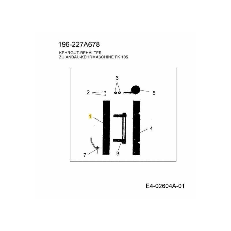 TIRA DE GOMA 1m 4HK-E14 ORIGINAL MTD