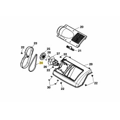 Cinghia di distribuzione LW474-3M-9 CXP 0039008 ORIGINALE MTD | NewgardenParts.com