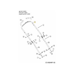 UPPER HANDLE 749-08794637 ORIGINAL MTD | NewgardenParts.com