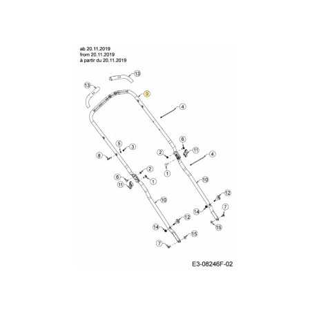 OBERER GRIFF 749-08794637 ORIGINAL MTD | NewgardenParts.com