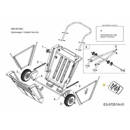 Tasche mit Kleinteilen MTD 5021021-ET ORIGINAL MTD | NewgardenParts.com