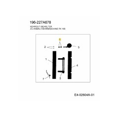 Montagesatz Riemenscheibenführung 4AZ-S07 Original MTD | NewgardenParts.com