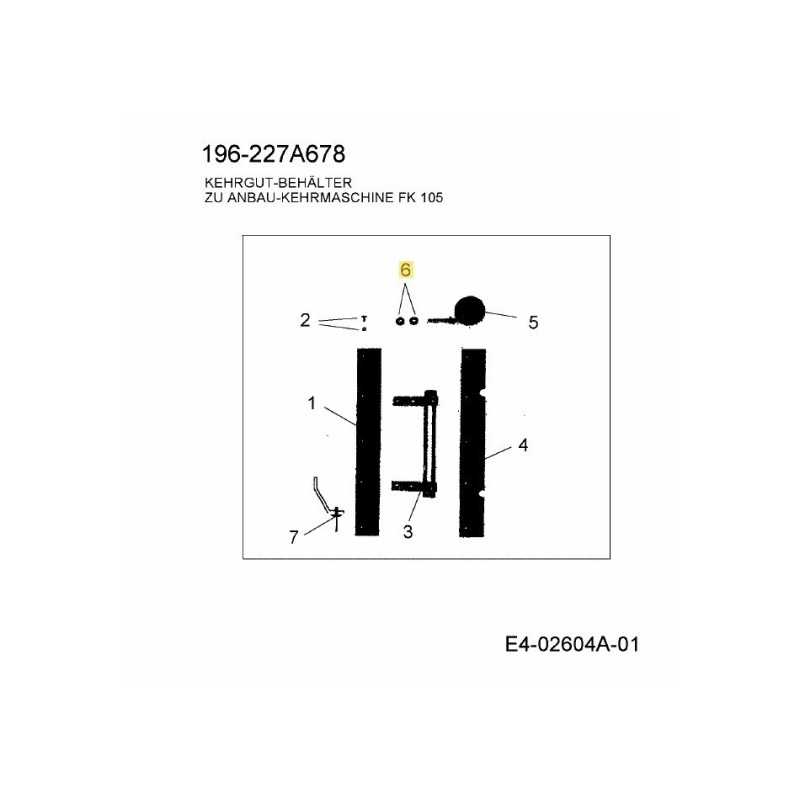 MOUNTING KIT PULLEY GUIDE 4AZ-S07 ORIGINAL MTD