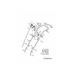 Schalthebel-Schlag 4317015F Original MTD