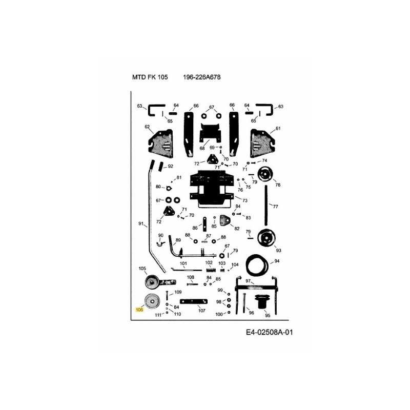 Tensioner B2 4AZ-205 ORIGINAL MTD