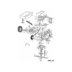 REGOLAZIONE DELL'ALTEZZA DELLA LEVA 6925020 ORIGINALE MTD | NewgardenParts.com