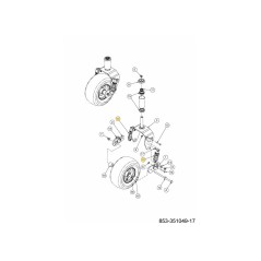 SHOCK ABSORBER 732-06646 ORIGINAL MTD