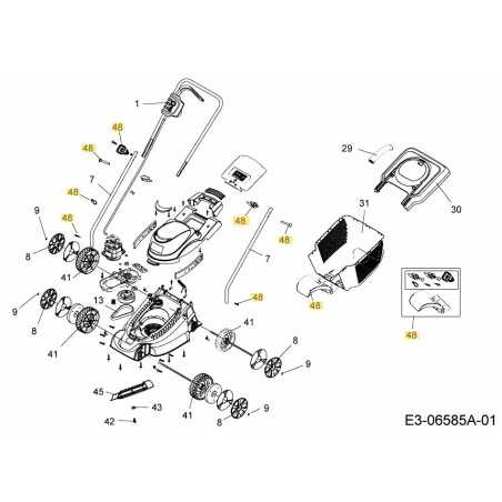 ACCESSORY PACKING 092.48.937 ORIGINAL MTD | NewgardenParts.com