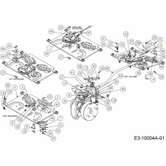 BRACCIO ATTUATORE 703-10131 ORIGINALE MTD