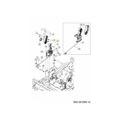 ACTUATOR LH 719-05752A ORIGINAL MTD | NewgardenParts.com