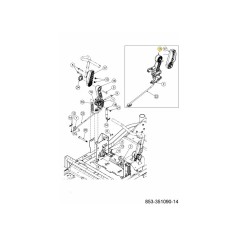 ACTUATOR RH 719-05614A ORIGINAL MTD | NewgardenParts.com