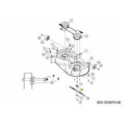 ADATTAMENTO LAMA -6X1.19 CON STELLA 748-06644 ORIGINALE MTD | NewgardenParts.com