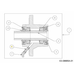ADAPTATEUR 737-04373 ORIGINAL MTD
