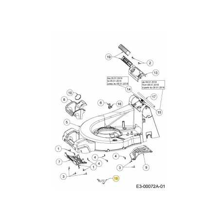 ADAPTATEUR DE MASSE 787-04664-Z ORIGINAL MTD | NewgardenParts.com