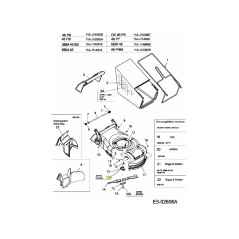 ADATTAMENTO LAMA -6x2.15 con STARHONDA 748-04138 ORIGINALE MTD | NewgardenParts.com