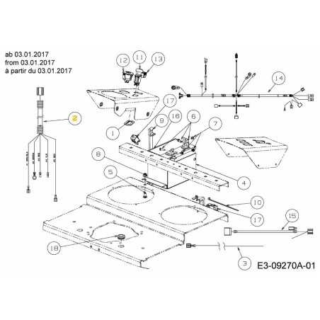 ADAPTATEUR DE FAISCEAU 02002822 ORIGINAL MTD | NewgardenParts.com