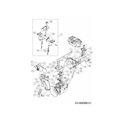 ADAPTER UPPER CHUTE 731-09539A ORIGINAL MTD | NewgardenParts.com