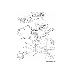 ADAPTADOR NYLON 1/4"X1/4" AF-47414 ORIGINAL MTD | NewgardenParts.com
