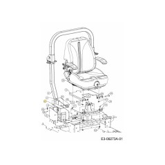 CAJA DE HERRAMIENTAS ADHESIVA PAD 727-04385 ORIGINAL MTD | NewgardenParts.com