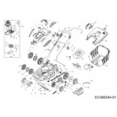 ADJUSTING LEVER 092.64.507 ORIGINAL MTD | NewgardenParts.com